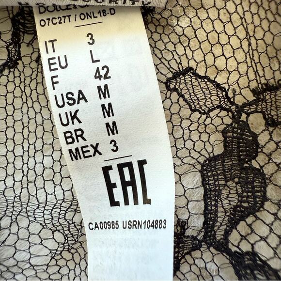 NWT!!! Dolce&Gabbana women bralette size M Authentic Retail 595$ - Picture 7 of 9